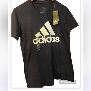 Adidas Amplified Tee Sz Medium Navy Blue Tee
